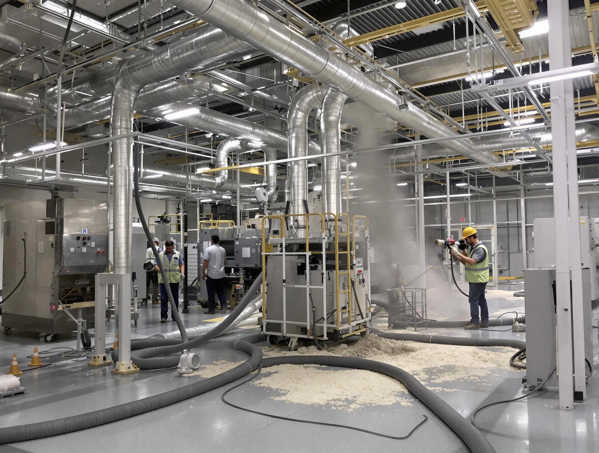 Heavy-duty industrial duct cleaning by Syracuse Air Duct Cleaning in Syracuse