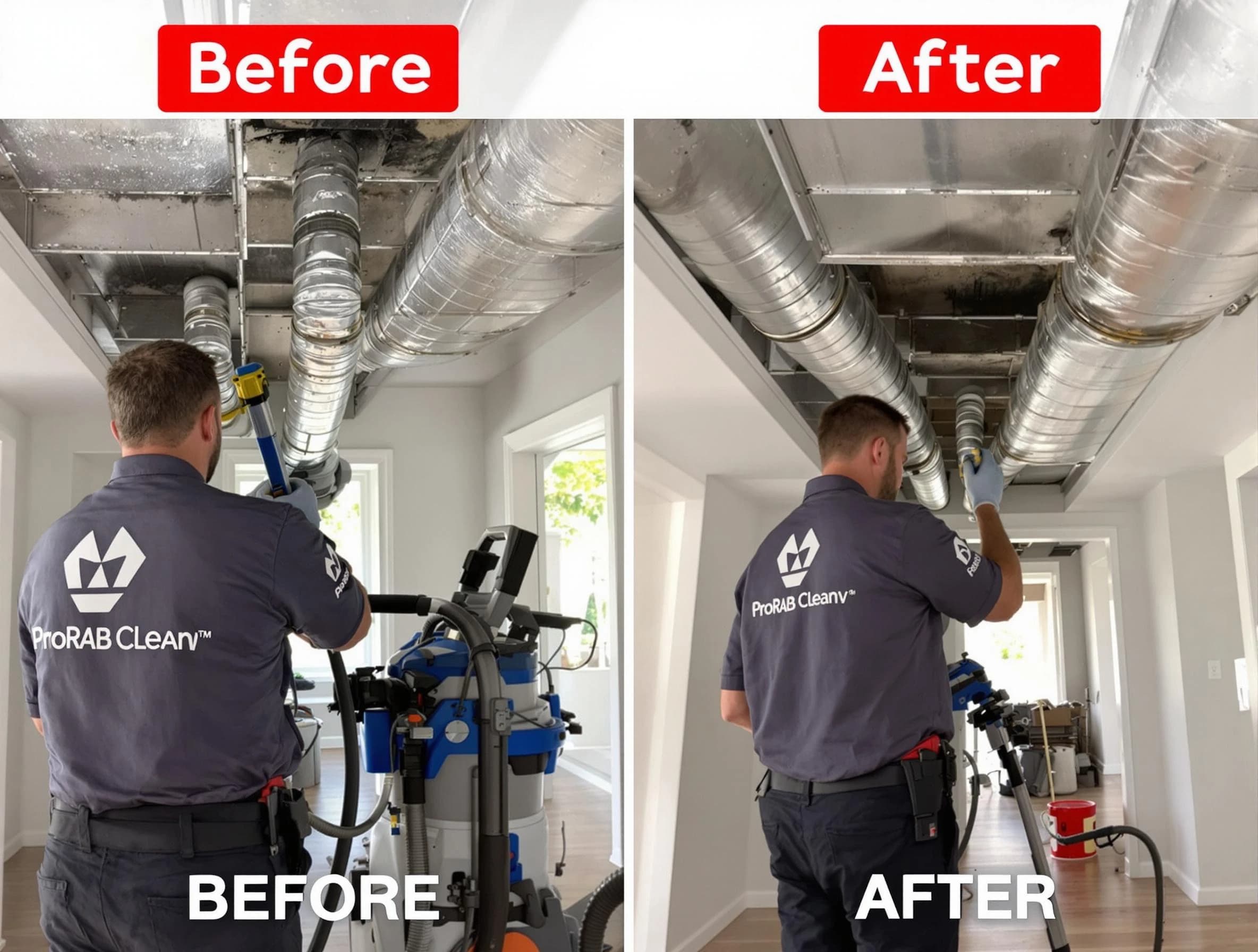 Syracuse Air Duct Cleaning expert performing thorough residential duct cleaning in a Syracuse home