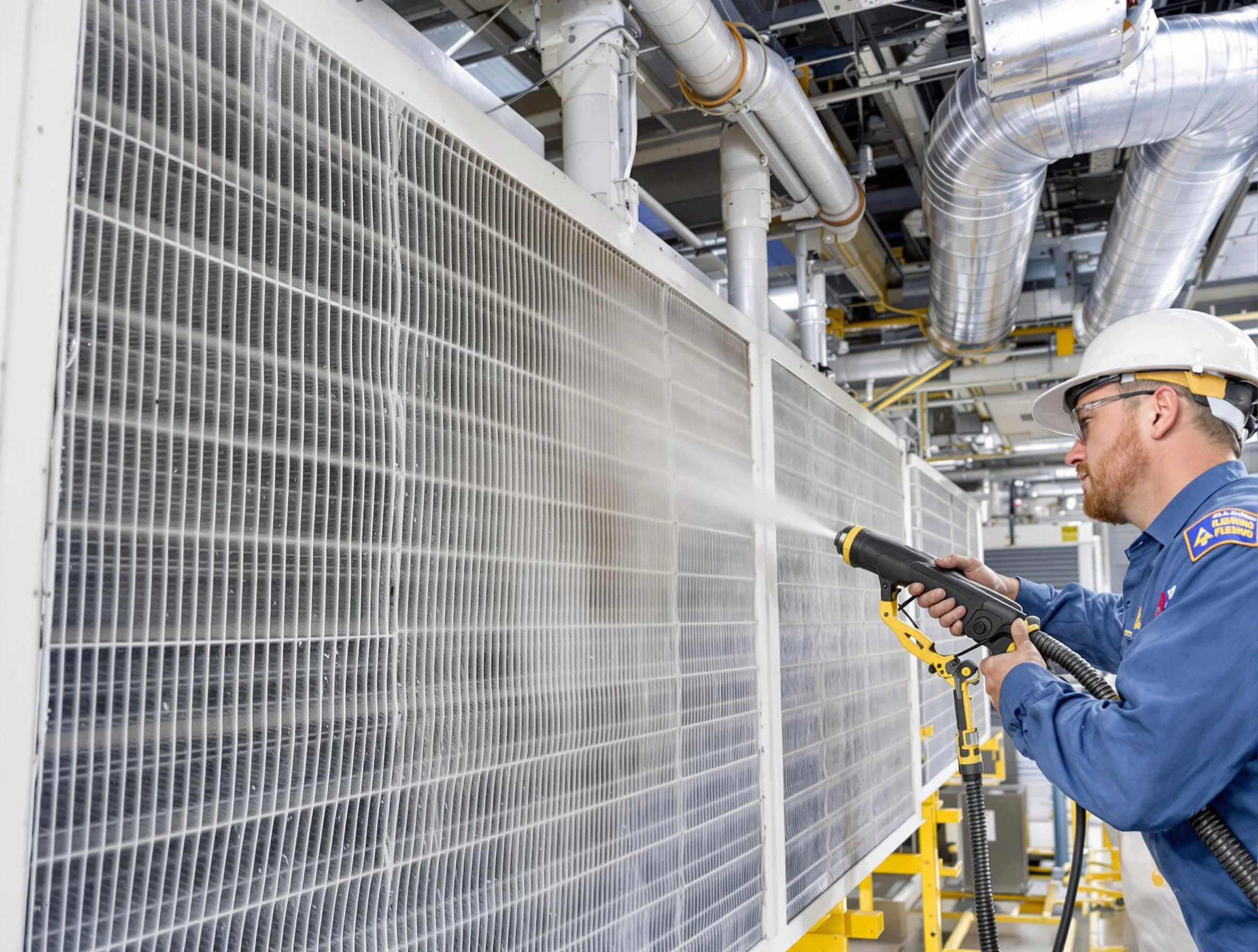 Professional commercial coil cleaning by Syracuse Air Duct Cleaning in Syracuse