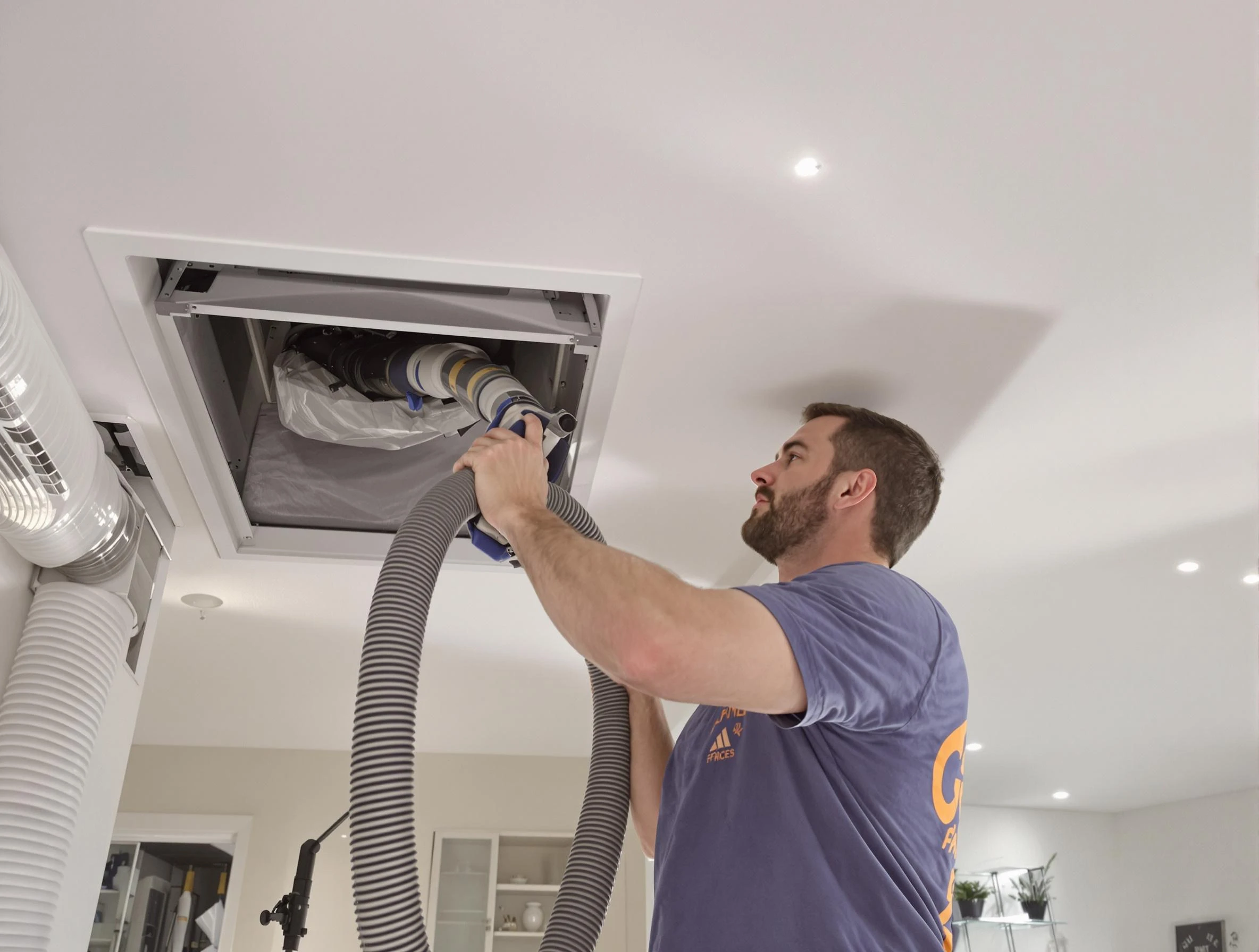 Precision indoor duct cleaning by Syracuse Air Duct Cleaning in Syracuse